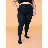 Navy Opaque Tights