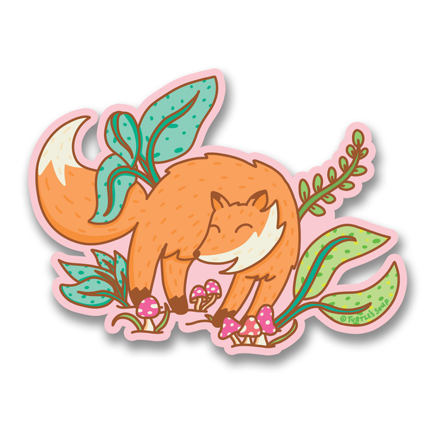 Woodland Fox Vinyl Sticker