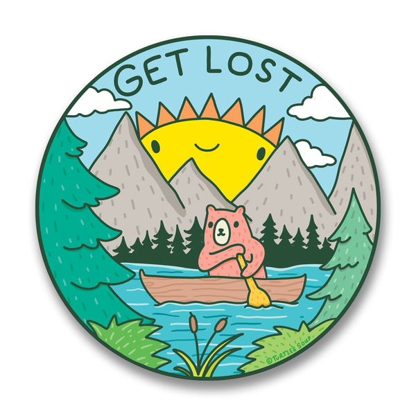 Get Lost Vinyl Sticker