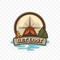 Get Lost Vinyl Sticker
