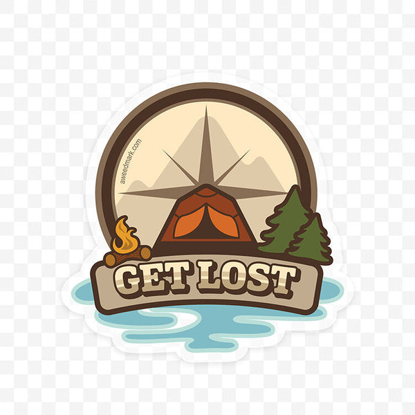 Get Lost Vinyl Sticker