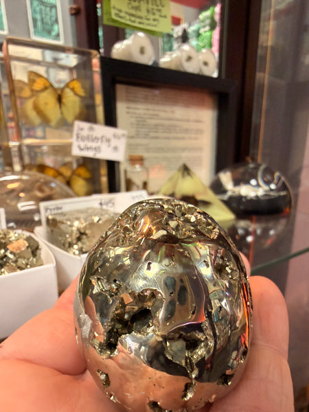 Large  Pyrite Egg