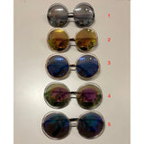 Oversize Double Wired Round Sunglasses