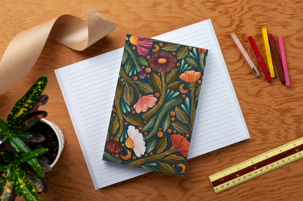 Nightsky Floral Classic Notebook