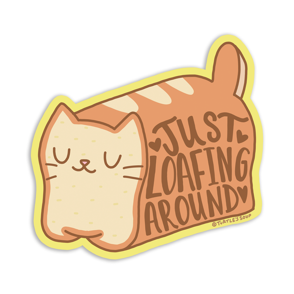 Just Loafing Around Vinyl Sticker