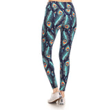 Peacock Waisted Leggings