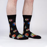 Puzzle Box Crew Socks -Men's Sizing