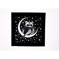 Celestial Raccoon Screen Printed Patch