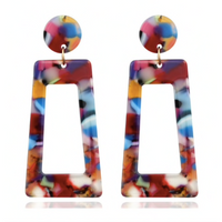 Multi-Coloured Clip-On Earrings - Assorted Styles