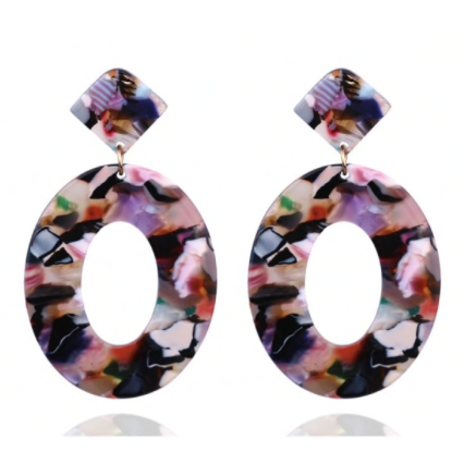 Multi-Coloured Clip-On Earrings - Assorted Styles