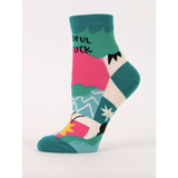 Mindful as F*ck Ankle Socks