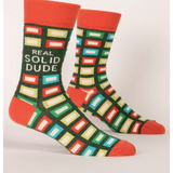 Real Solid Dude Men's Crew Socks