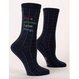 I'm a Planner Crew Length Socks