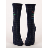 I'm a Planner Crew Length Socks