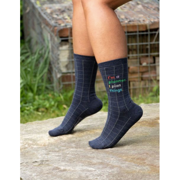 I'm a Planner Crew Length Socks