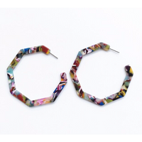 Octagonal Resin Hoops