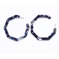 Octagonal Resin Hoops