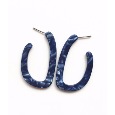 Oval Resin Earrings - Assorted Colours