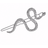 Serpent Hair Clip - Gold or Silver Finish