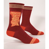 Teacher's Rock Men's Crew Socks