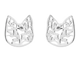 Floral Cat Studs