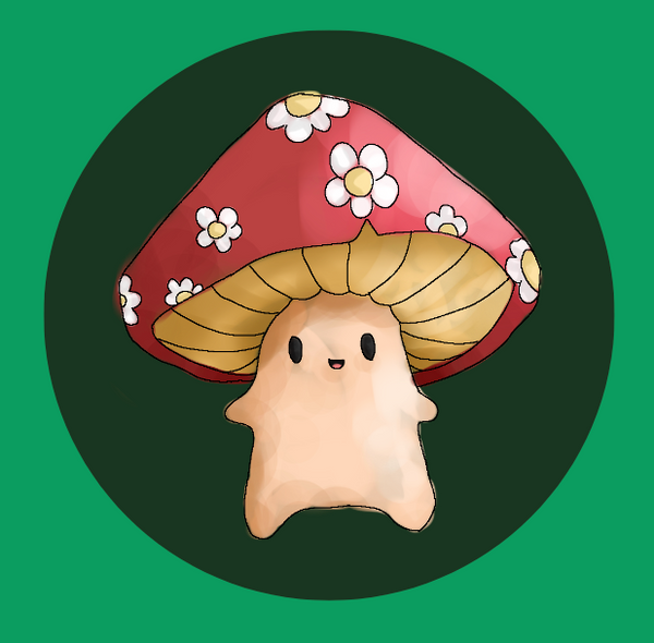 Happy Mushroom Pin