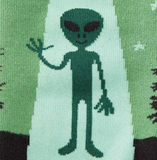 "I Believe" Alien Crew Socks - Men's Sizing