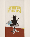 Agent of Chaos Blue Q Tea Towel