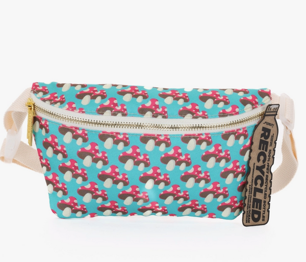 Retro Mushroom Ultra-Slim Fanny Pack