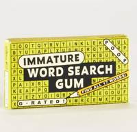 Immature Word Search Blue Q Gum