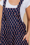Mushroom Print Overalls