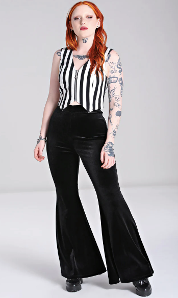 Iggy Velvet Stretch Flare Pants