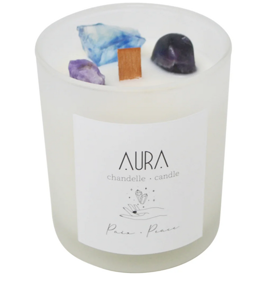 Aura Gemstone Candle