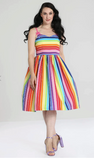 Over the Rainbow 50's Style Dress