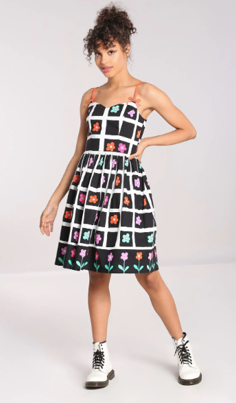 Oopsie Daisy Fit and Flare Dress