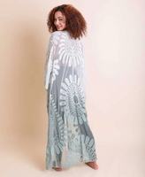Ombre Lace Kimono - Seafoam