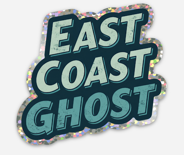 East Coast Ghost Holographic Sticker