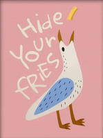 8x10 Hide Your Fries Wall Art