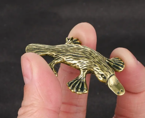 Brass Platypus Miniature Figurines