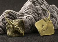 Brass Sting Ray Miniature Figurines
