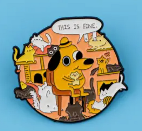 This is Fine Cats Alloy Pin