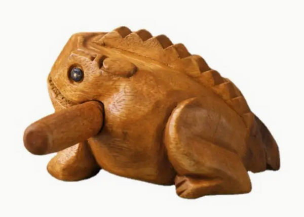 Wooden Frog Instrument
