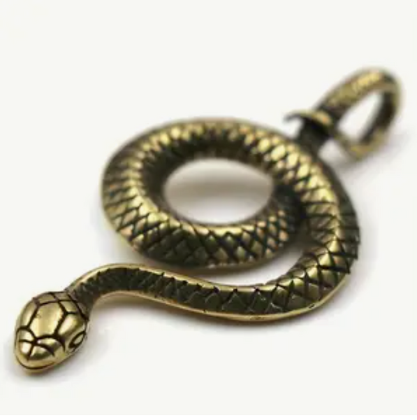 Brass Snake Miniature Figurines