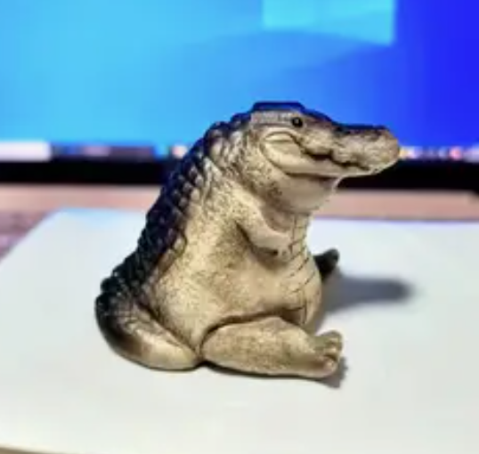 Chonky Crocodile Figurine