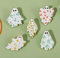 Assorted Sheet Ghost Alloy Pins