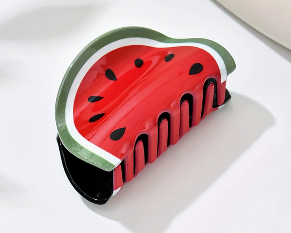 Watermelon Acrylic Hair Clip