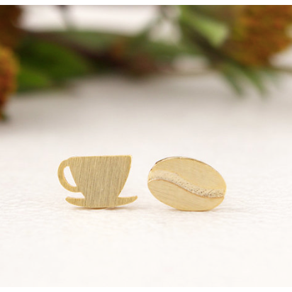 Lil' Coffee Bean & Espresso Cup Studs