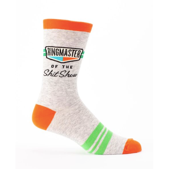 Ringmaster Of The Shitshow Men's Crew Socks