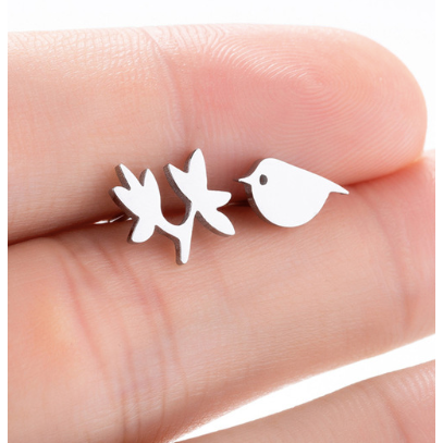 Little Bird & Branch Mismatched Studs