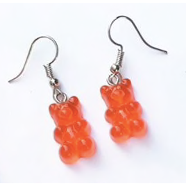 Gummy Bear Charm Earrings